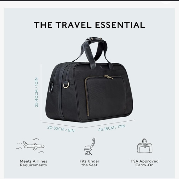 Nomad Lane The Bento Bag Classic - Durable Lightweight Carry-On Duffel Bag - Picture 1 of 17